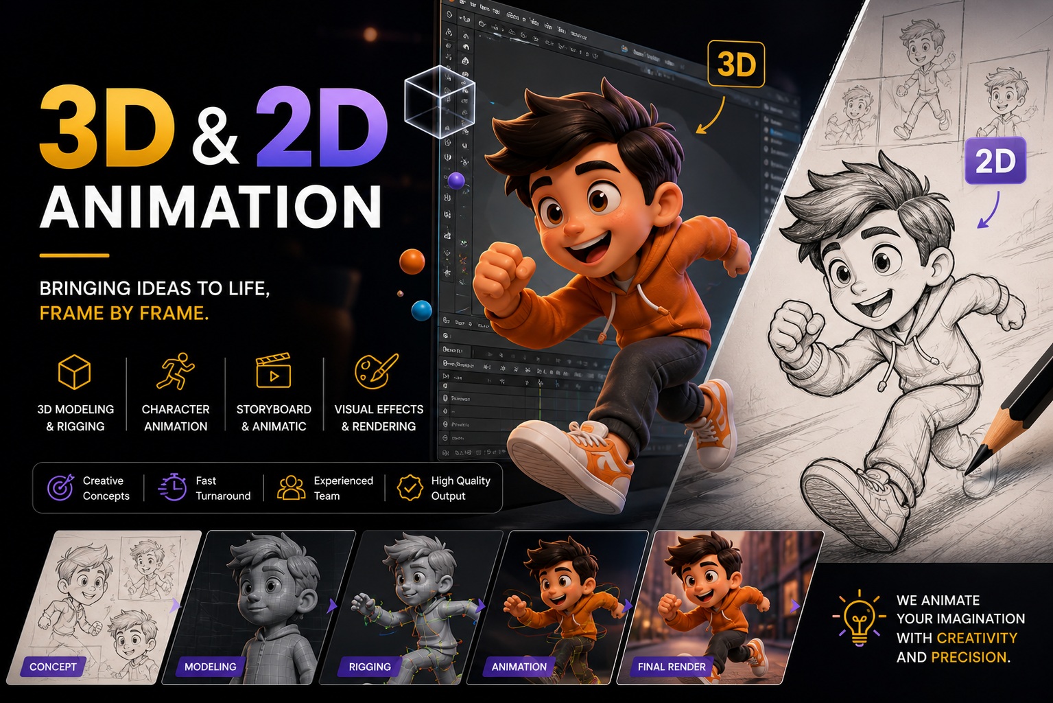 3D & 2D Animation